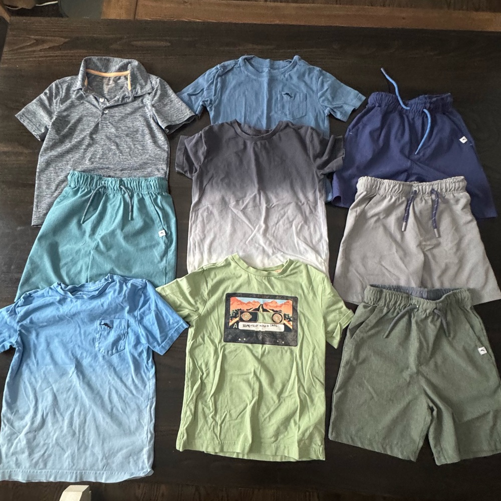 Tommy Bahama Lot of Boys Summer Shorts and Tees